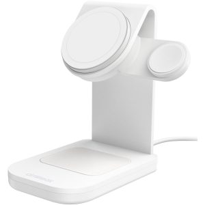 3-in-1 Charging Station with MagSafe Brilliant Opera (White) | OtterBox MagSafe