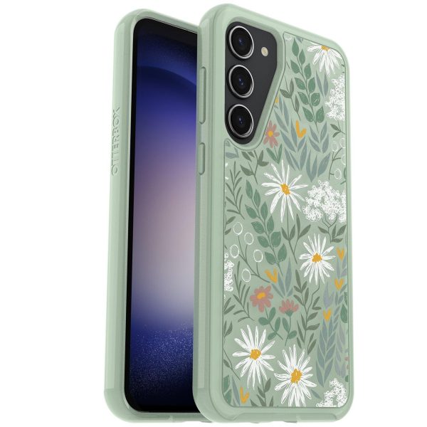 Galaxy S23+ Symmetry Series Clear Case Sage Advice (Green) | OtterBox Samsung