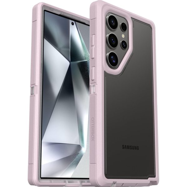 Galaxy S24 Ultra Defender Series XT Clear Case Mountain Frost (Clear / Pink) | OtterBox Samsung