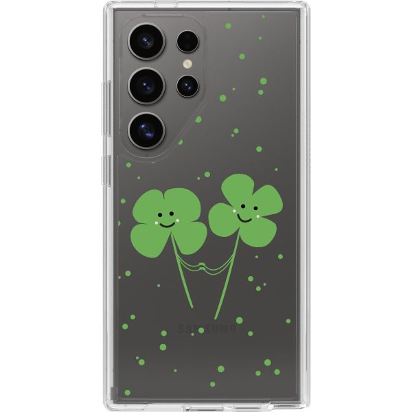 Galaxy S24 Ultra Symmetry Series Clear Clovers Case Clovers (Limited Edition) | OtterBox Samsung