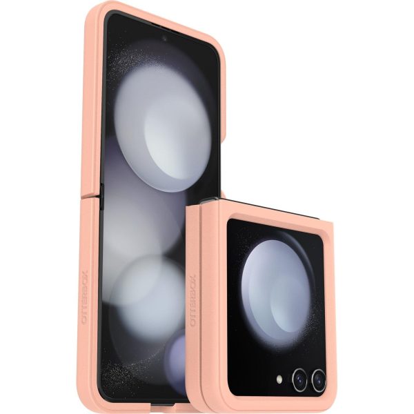 Galaxy Z Flip5 Thin Flex Series Case Sweet Peach (Peach/Stardust) | OtterBox Samsung