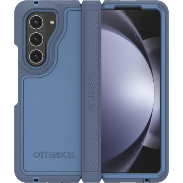 Galaxy Z Fold5 Defender Series XT Case Baby Blue Jeans (Blue) | OtterBox Samsung