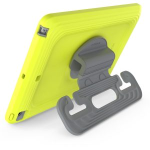 iPad (7th, 8th, and 9th gen) Kids EasyGrab Tablet Case Martian Green (Neon Green/Grey) | OtterBox iPad Cases