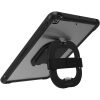 iPad (7th, 8th, and 9th gen) Unlimited Series Case with Kickstand and Hand Strap + Screen Protector Black Crystal (Clear/Black) | OtterBox iPad Cases