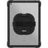 iPad (7th, 8th, and 9th gen) Unlimited Series Case with Kickstand and Hand Strap + Screen Protector Black Crystal (Clear/Black) | OtterBox iPad Cases