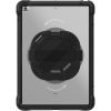 iPad (7th, 8th, and 9th gen) Unlimited Series Case with Kickstand and Hand Strap + Screen Protector Black Crystal (Clear/Black) | OtterBox iPad Cases