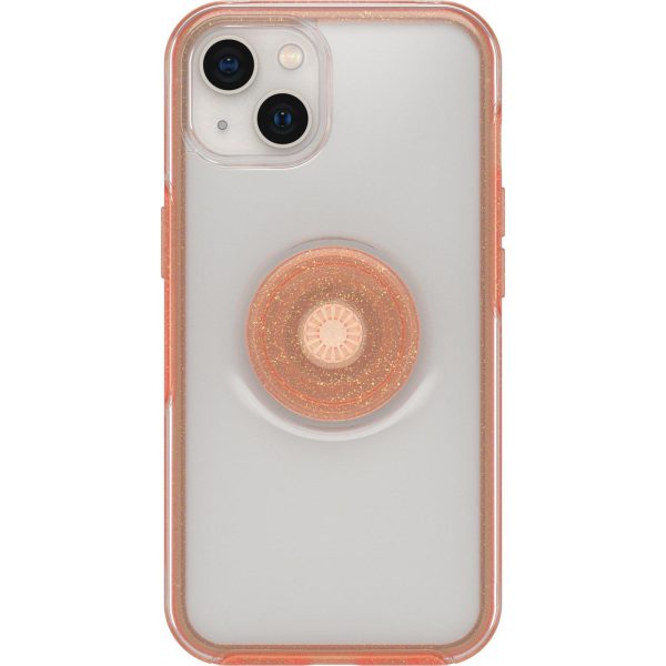 iPhone 13 Otter + Pop Symmetry Series Clear Case Melondramatic (Clear / Orange) | OtterBox Apple iPhone