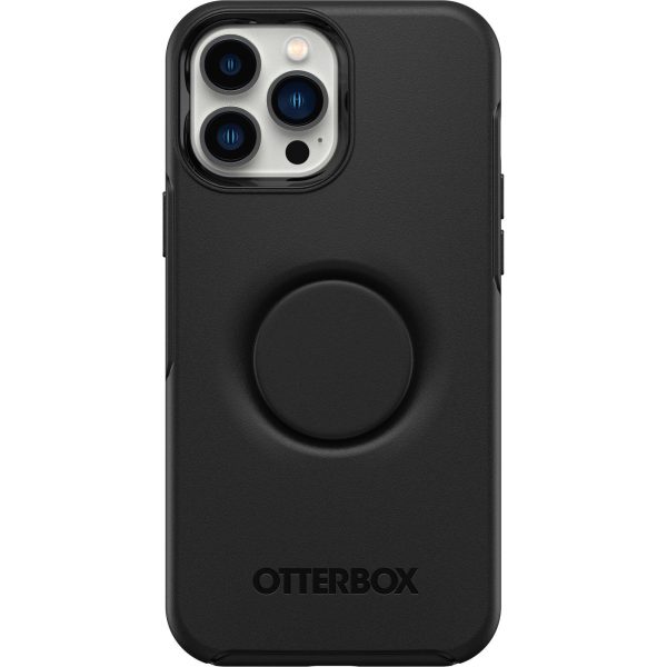 iPhone 13 Pro Max and iPhone 12 Pro Max Otter + Pop Symmetry Series Case Black | OtterBox Apple iPhone