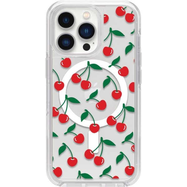 iPhone 13 Pro Symmetry Series Clear for MagSafe Case Cherry On Top (Red / Clear) | OtterBox Apple iPhone