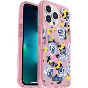 iPhone 13 Pro Symmetry Series Clear for MagSafe Trèfle Collection Case Cruller Print (Pink) | OtterBox Apple iPhone