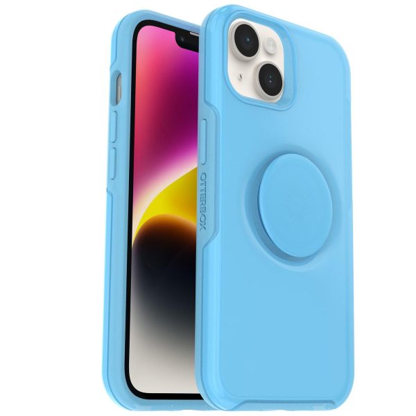 iPhone 14 Otter + Pop Symmetry Series Case You Cyan This? (Blue) | OtterBox Apple iPhone