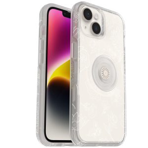 iPhone 14 Otter + Pop Symmetry Series Clear Case Flower Of The Month (Clear) | OtterBox Apple iPhone