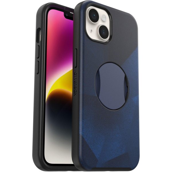 iPhone 14 OtterGrip Symmetry Series Blue Storm (Blue) | OtterBox Apple iPhone