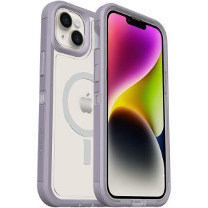 iPhone 14 Plus Defender Series XT Clear Case with MagSafe Lavender Sky (Purple) | OtterBox Apple iPhone