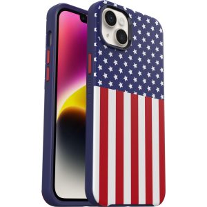 iPhone 14 Plus Symmetry Series Case for MagSafe American Flag | OtterBox Apple iPhone