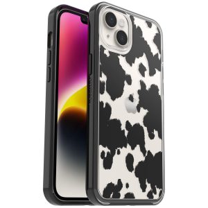 iPhone 14 Plus Symmetry Series Clear Case Cow Print | OtterBox Apple iPhone