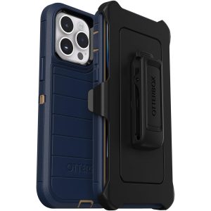 iPhone 14 Pro Max Defender Series Pro Case Blue Suede Shoes | OtterBox Apple iPhone