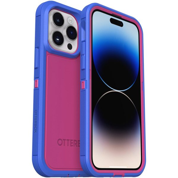 iPhone 14 Pro Max Defender Series XT Case with MagSafe Blooming Lotus (Pink) | OtterBox Apple iPhone