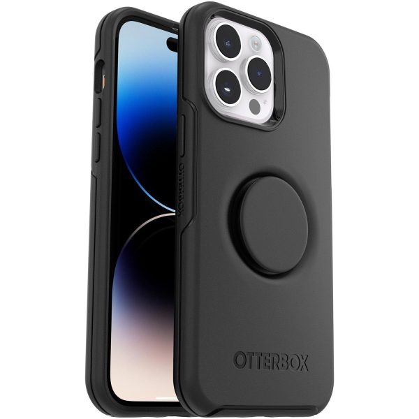 iPhone 14 Pro Max Otter + Pop Symmetry Series Case Black | OtterBox Apple iPhone