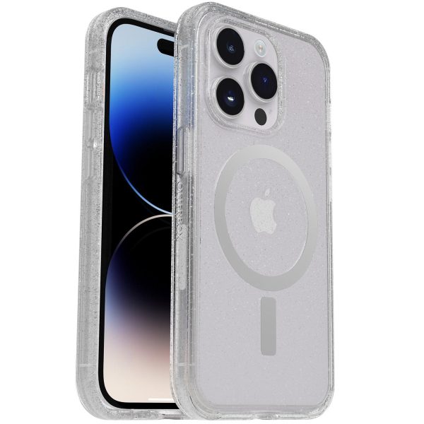 iPhone 14 Pro Max Symmetry Series Case for MagSafe Stardust (Clear Glitter) | OtterBox Apple iPhone