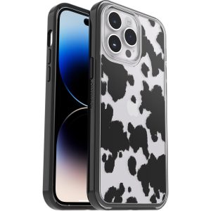 iPhone 14 Pro Max Symmetry Series Clear Case Cow Print | OtterBox Apple iPhone