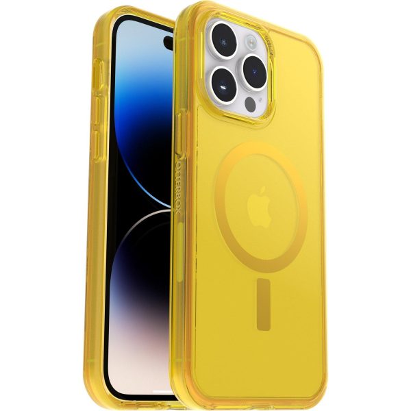 iPhone 14 Pro Max Symmetry Series Clear Case for MagSafe Sun Day (Yellow) | OtterBox Apple iPhone