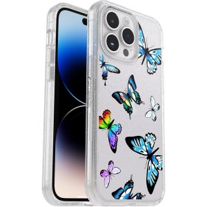 iPhone 14 Pro Max Symmetry Series Clear Case Y2K Butterfly | OtterBox Apple iPhone