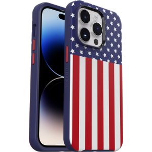 iPhone 14 Pro Symmetry Series Case for MagSafe American Flag | OtterBox Apple iPhone