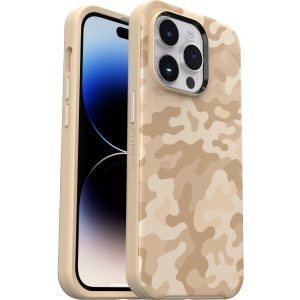 iPhone 14 Pro Symmetry Series Case for MagSafe Sand Storm Camo (Brown) | OtterBox Apple iPhone