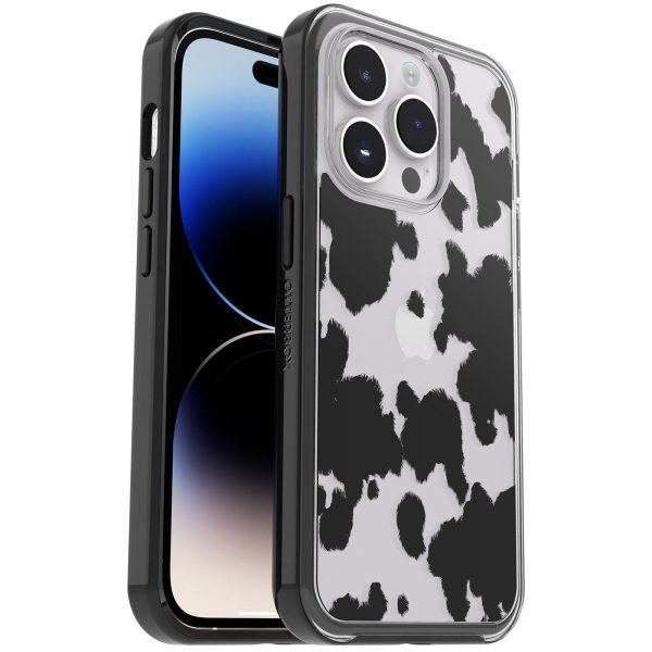 iPhone 14 Pro Symmetry Series Clear Case Cow Print | OtterBox Apple iPhone