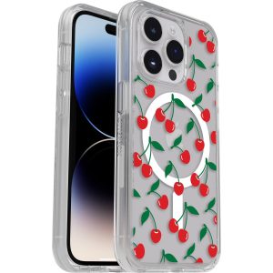 iPhone 14 Pro Symmetry Series Clear for MagSafe Case Cherry On Top (Red / Clear) | OtterBox Apple iPhone