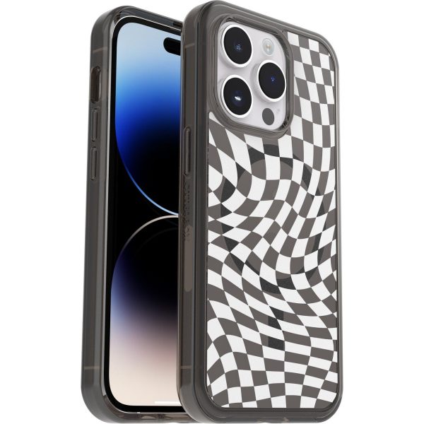 iPhone 14 Pro Symmetry Series Clear for MagSafe Case Zephyr Check (Limited Edition) | OtterBox Apple iPhone