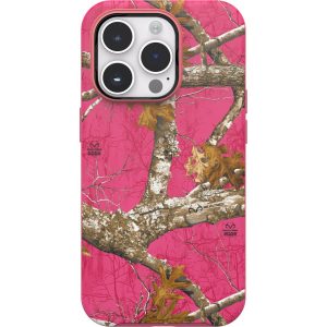 iPhone 14 Pro Symmetry Series for MagSafe Case Realtree Flamingo Pink (Camo Graphic) | OtterBox Apple iPhone