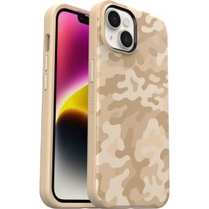 iPhone 14 Symmetry Series Case for MagSafe Sand Storm Camo (Brown) | OtterBox Apple iPhone