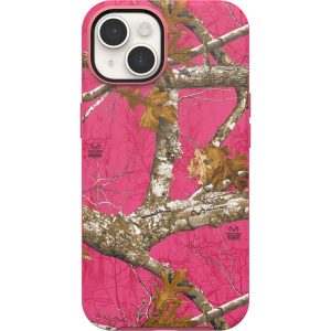 iPhone 14 Symmetry Series for MagSafe Case Realtree Flamingo Pink (Camo Graphic) | OtterBox Apple iPhone