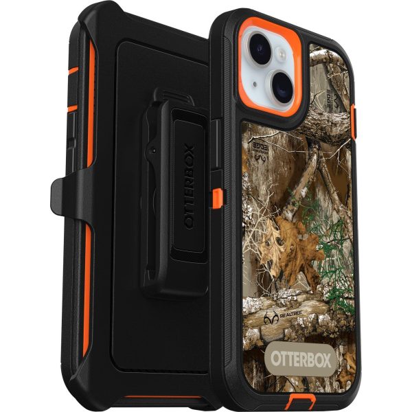 iPhone 15, iPhone 14 and iPhone 13 Defender Series Case Realtree Blaze Edge (Camo Graphic) | OtterBox Apple iPhone