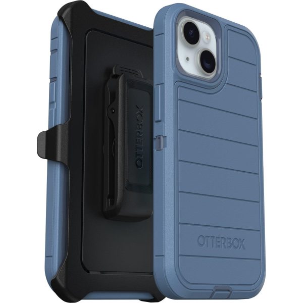 iPhone 15, iPhone 14 and iPhone 13 Defender Series Pro Case Baby Blue Jeans (Blue) | OtterBox Apple iPhone