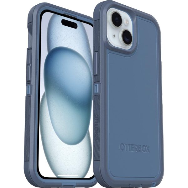 iPhone 15, iPhone 14 and iPhone 13 Defender Series XT Case for MagSafe Baby Blue Jeans (Blue) | OtterBox Apple iPhone