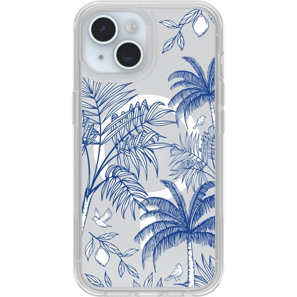 iPhone 15, iPhone 14 and iPhone 13 Symmetry Series Clear Case for MagSafe Paradise Breeze (Limited Edition) | OtterBox Apple iPhone