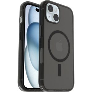 iPhone 15, iPhone 14 and iPhone 13 Symmetry Series Soft Touch Case for MagSafe Dark Echo (Black) | OtterBox Apple iPhone