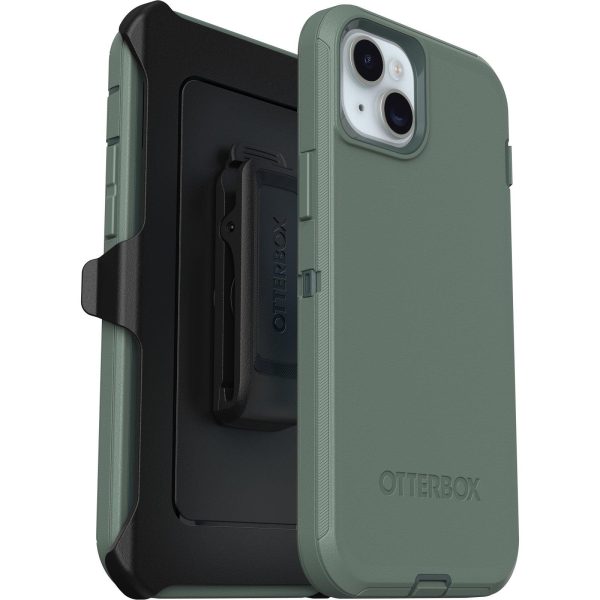 iPhone 15 Plus and iPhone 14 Plus Defender Series Case Forest Ranger (Green) | OtterBox Apple iPhone