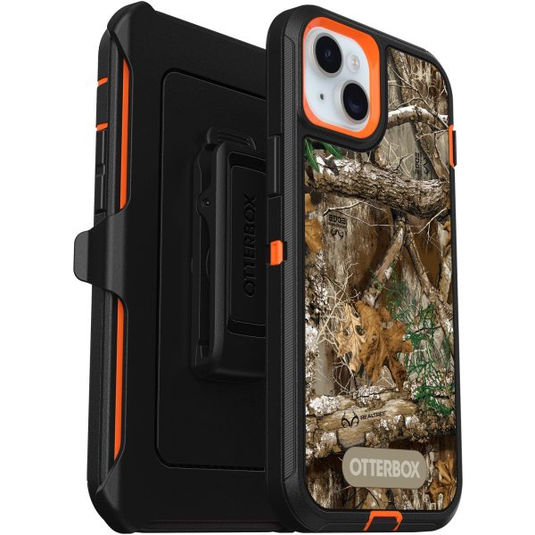 iPhone 15 Plus and iPhone 14 Plus Defender Series Case Realtree Blaze Edge (Camo Graphic) | OtterBox Apple iPhone