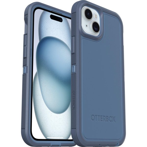 iPhone 15 Plus and iPhone 14 Plus Defender Series XT Case for MagSafe Baby Blue Jeans (Blue) | OtterBox Apple iPhone