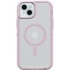 iPhone 15 Plus and iPhone 14 Plus Defender Series XT Clear Case for MagSafe Mountain Frost (Clear / Pink) | OtterBox Apple iPhone