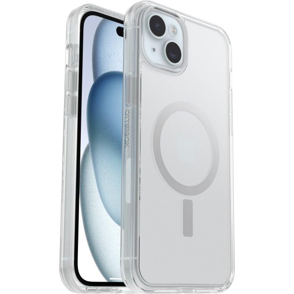 iPhone 15 Plus and iPhone 14 Plus Symmetry Series Clear Case for MagSafe Clear | OtterBox Apple iPhone