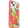 iPhone 15 Plus and iPhone 14 Plus Symmetry Series Clear Case for MagSafe Fluttering Flora Quilted Poppies (Limited Edition) | OtterBox Apple iPhone