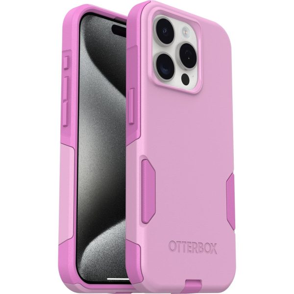 iPhone 15 Pro Commuter Series Case For MagSafe Run Wildflower (Pink) | OtterBox Apple iPhone