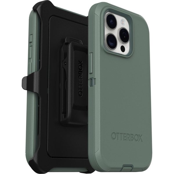 iPhone 15 Pro Defender Series Case Forest Ranger (Green) | OtterBox Apple iPhone