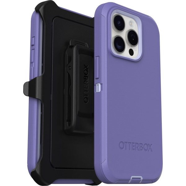 iPhone 15 Pro Defender Series Case Mountain Majesty (Purple) | OtterBox Apple iPhone