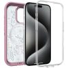 iPhone 15 Pro Defender Series XT Clear Case for MagSafe Orchid Advice (Clear / Purple) | OtterBox Apple iPhone